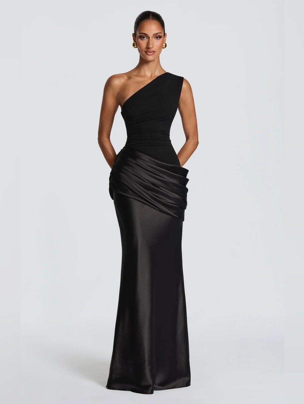 Vestido largo Sadona - Negro Babyboo NWT $195